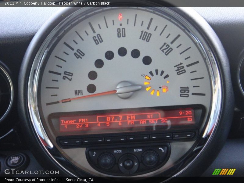 Pepper White / Carbon Black 2011 Mini Cooper S Hardtop
