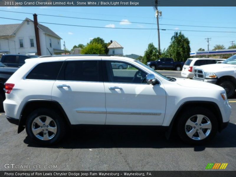 Stone White / Black/Light Frost Beige 2011 Jeep Grand Cherokee Limited 4x4