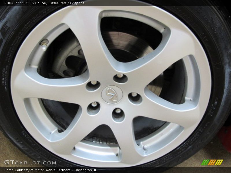 Laser Red / Graphite 2004 Infiniti G 35 Coupe