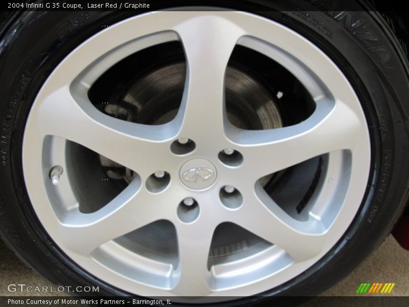 Laser Red / Graphite 2004 Infiniti G 35 Coupe