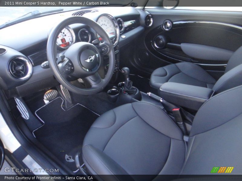 Pepper White / Carbon Black 2011 Mini Cooper S Hardtop