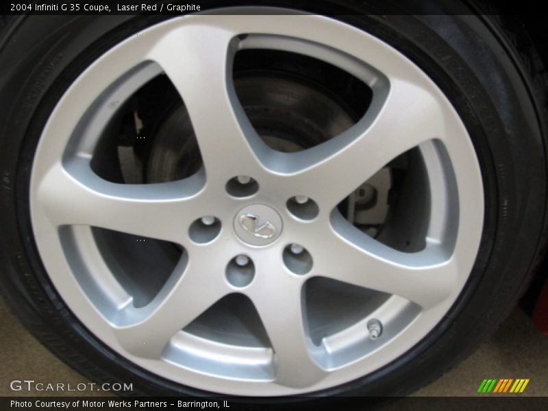 Laser Red / Graphite 2004 Infiniti G 35 Coupe