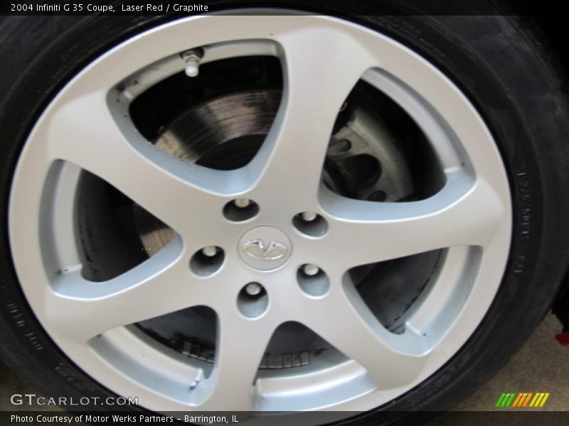 Laser Red / Graphite 2004 Infiniti G 35 Coupe