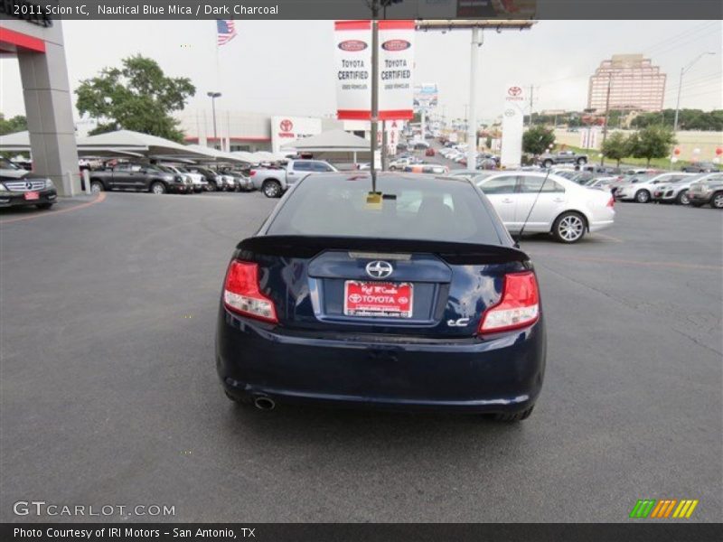 Nautical Blue Mica / Dark Charcoal 2011 Scion tC