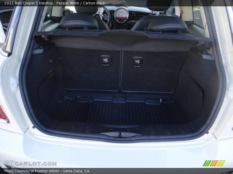 Pepper White / Carbon Black 2011 Mini Cooper S Hardtop
