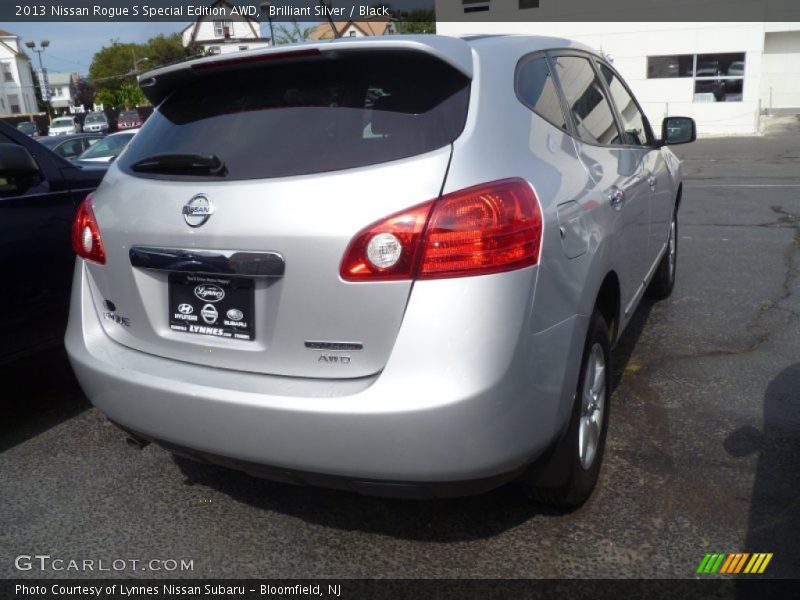 Brilliant Silver / Black 2013 Nissan Rogue S Special Edition AWD