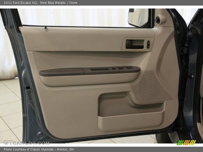 Steel Blue Metallic / Stone 2011 Ford Escape XLS