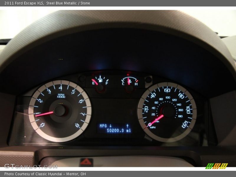 Steel Blue Metallic / Stone 2011 Ford Escape XLS