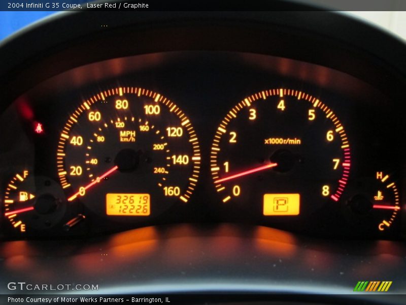 Laser Red / Graphite 2004 Infiniti G 35 Coupe