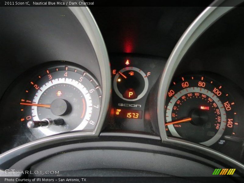 Nautical Blue Mica / Dark Charcoal 2011 Scion tC