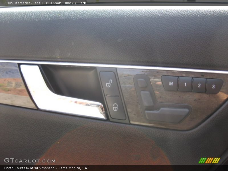 Black / Black 2009 Mercedes-Benz C 350 Sport