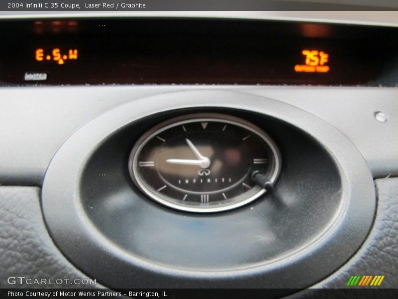 Laser Red / Graphite 2004 Infiniti G 35 Coupe