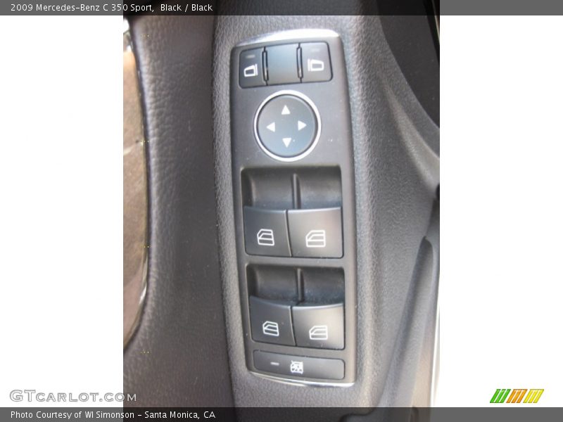 Black / Black 2009 Mercedes-Benz C 350 Sport