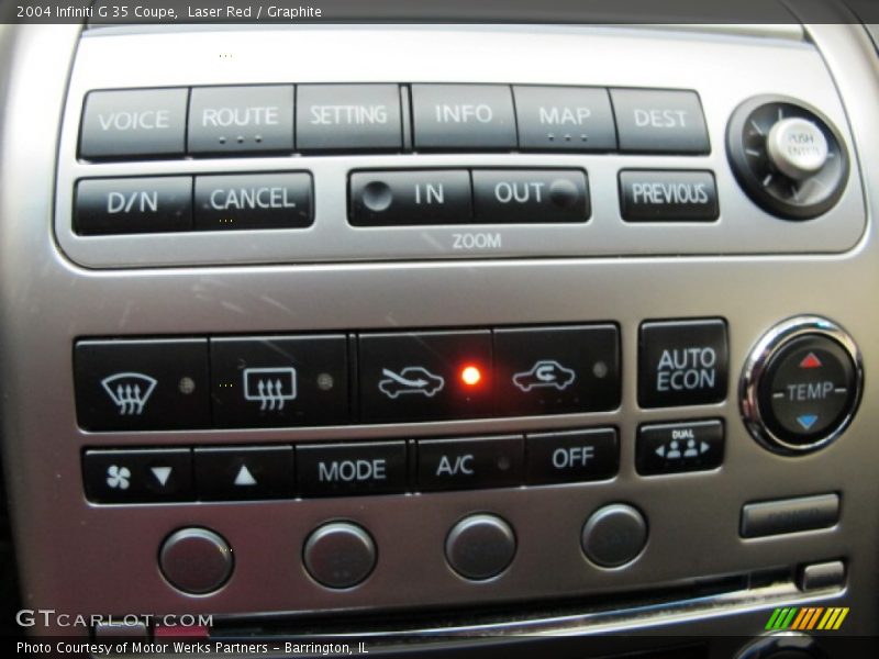 Laser Red / Graphite 2004 Infiniti G 35 Coupe
