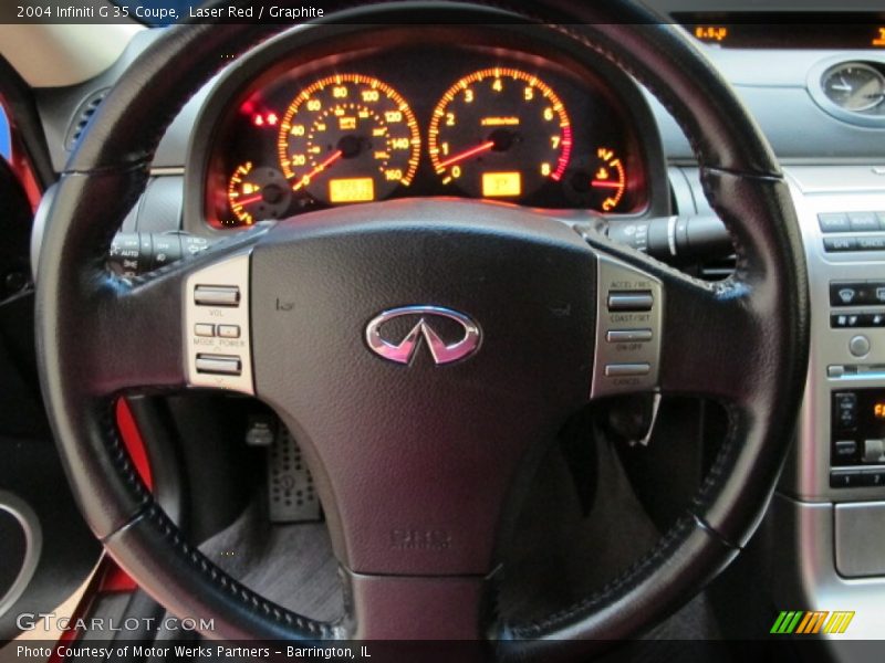 Laser Red / Graphite 2004 Infiniti G 35 Coupe