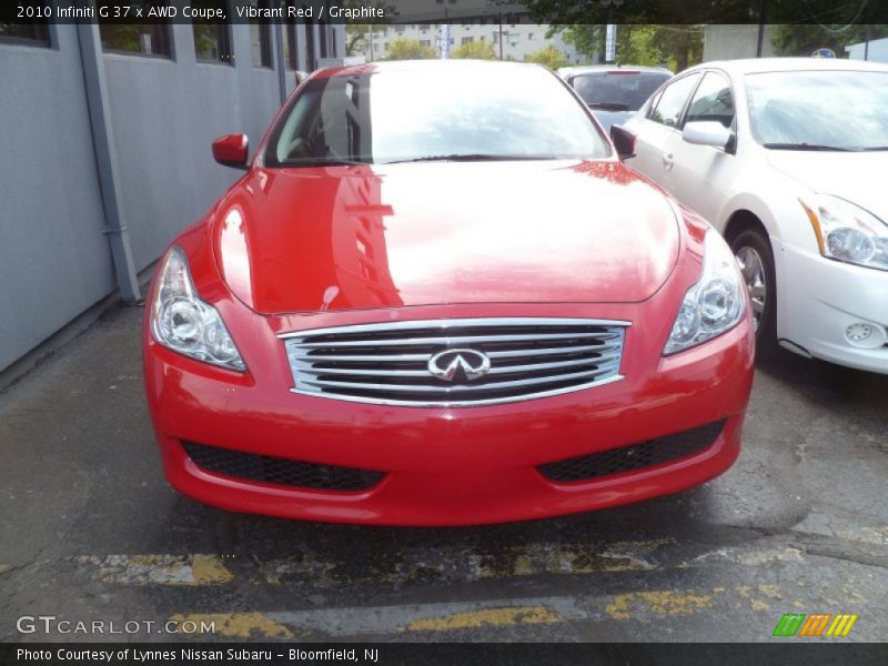 Vibrant Red / Graphite 2010 Infiniti G 37 x AWD Coupe