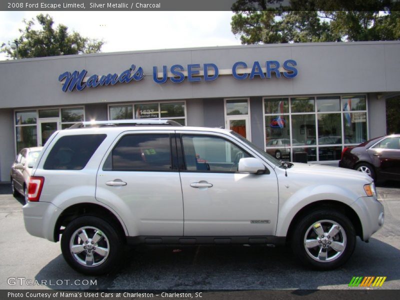 Silver Metallic / Charcoal 2008 Ford Escape Limited