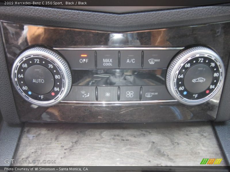 Black / Black 2009 Mercedes-Benz C 350 Sport