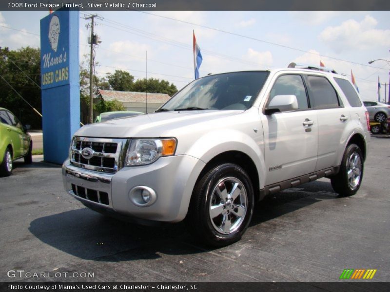 Silver Metallic / Charcoal 2008 Ford Escape Limited