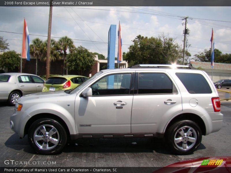 Silver Metallic / Charcoal 2008 Ford Escape Limited
