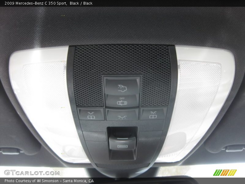 Black / Black 2009 Mercedes-Benz C 350 Sport