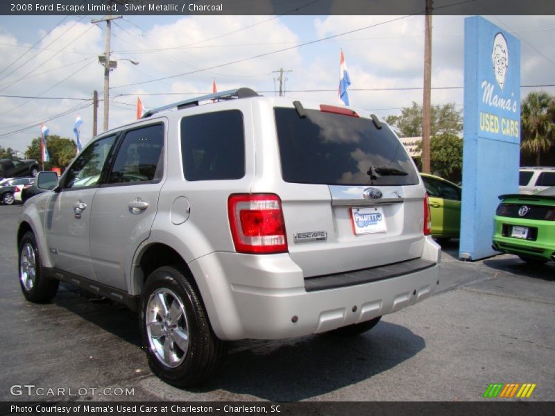 Silver Metallic / Charcoal 2008 Ford Escape Limited