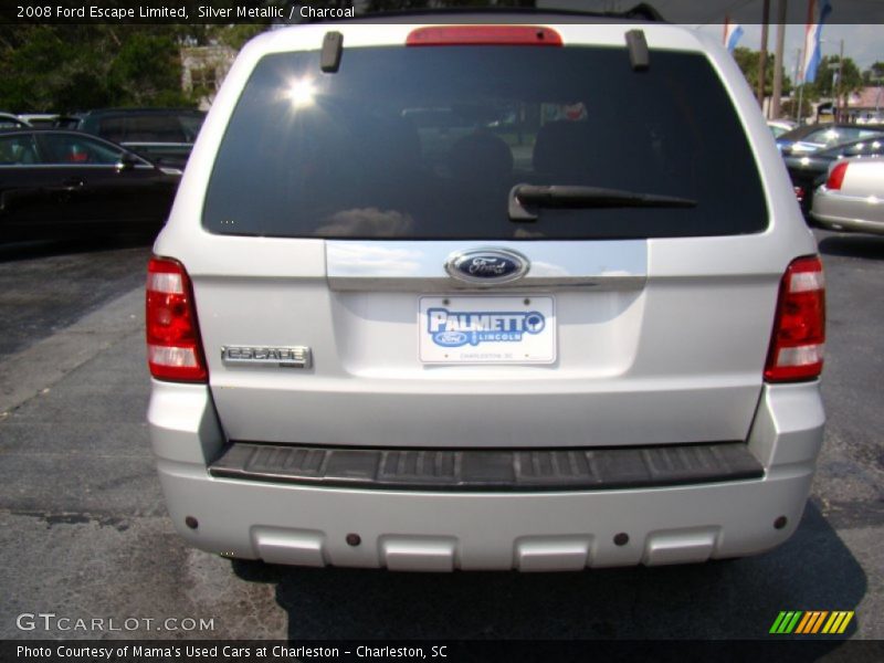 Silver Metallic / Charcoal 2008 Ford Escape Limited