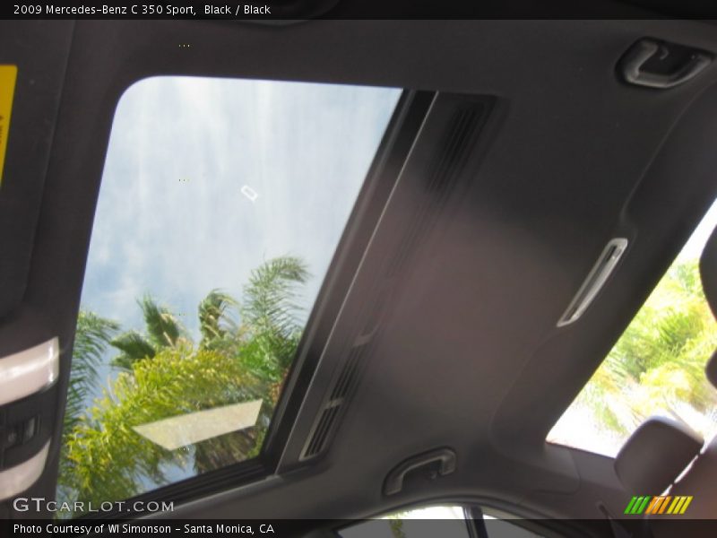 Black / Black 2009 Mercedes-Benz C 350 Sport