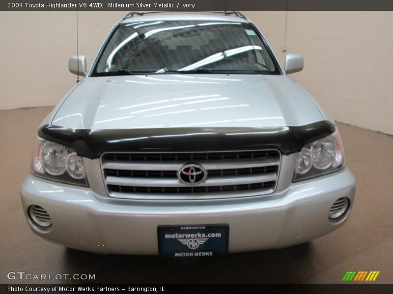 Millenium Silver Metallic / Ivory 2003 Toyota Highlander V6 4WD