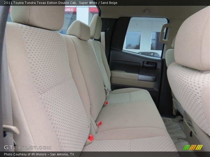 Super White / Sand Beige 2011 Toyota Tundra Texas Edition Double Cab