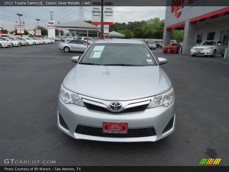 Classic Silver Metallic / Ash 2012 Toyota Camry LE