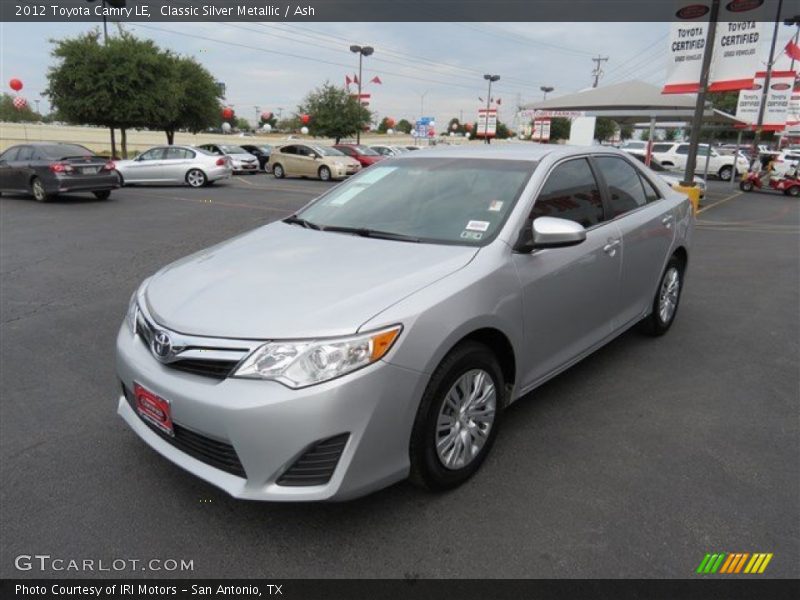 Classic Silver Metallic / Ash 2012 Toyota Camry LE