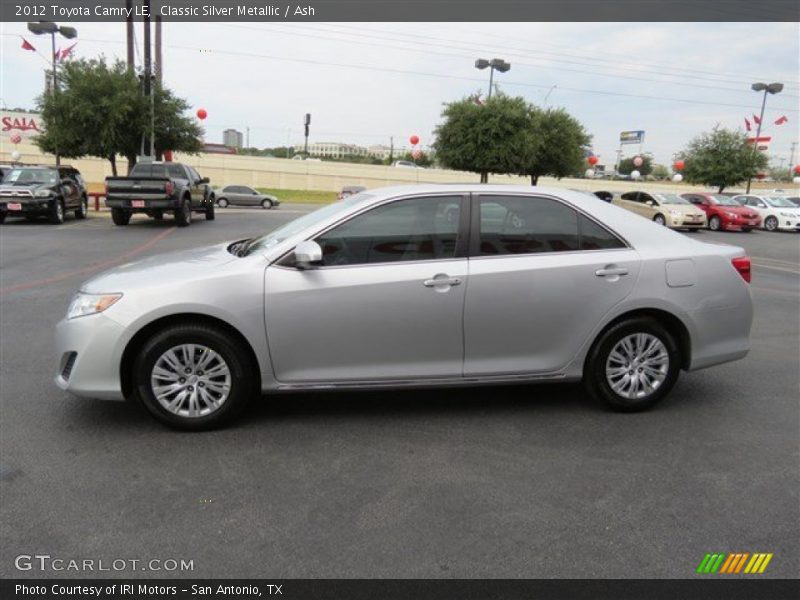 Classic Silver Metallic / Ash 2012 Toyota Camry LE