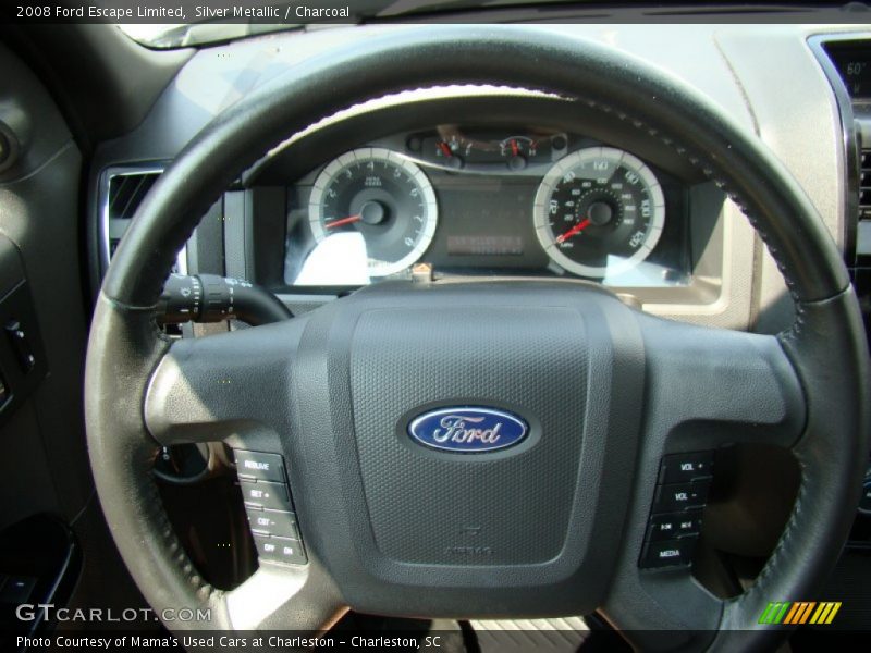 Silver Metallic / Charcoal 2008 Ford Escape Limited