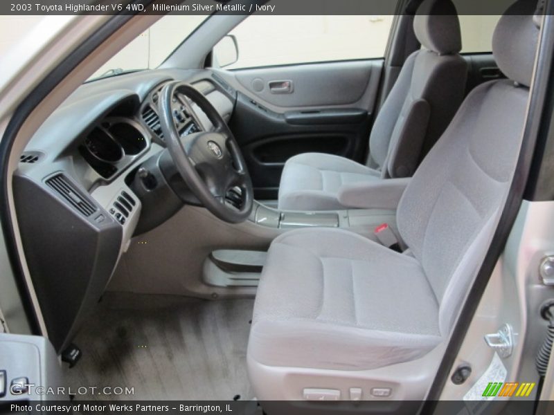 Millenium Silver Metallic / Ivory 2003 Toyota Highlander V6 4WD