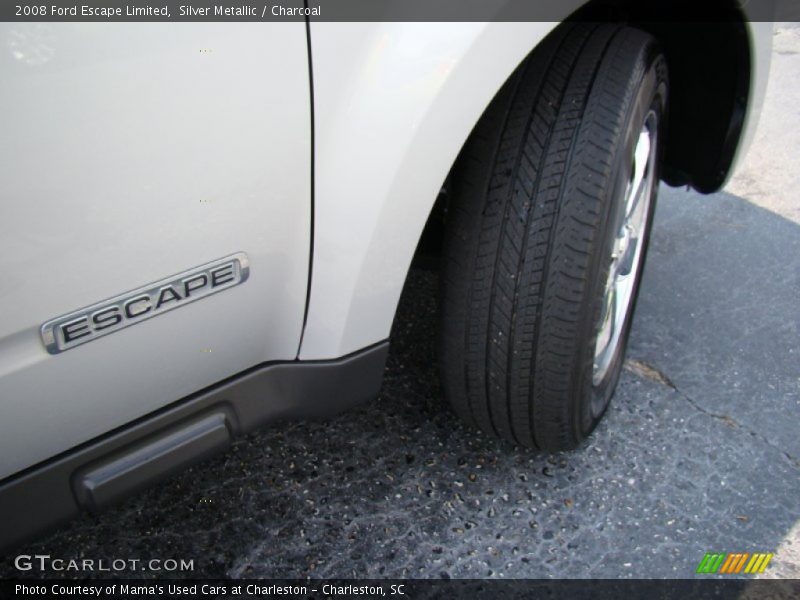 Silver Metallic / Charcoal 2008 Ford Escape Limited