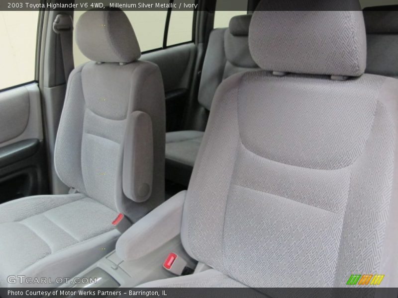 Millenium Silver Metallic / Ivory 2003 Toyota Highlander V6 4WD