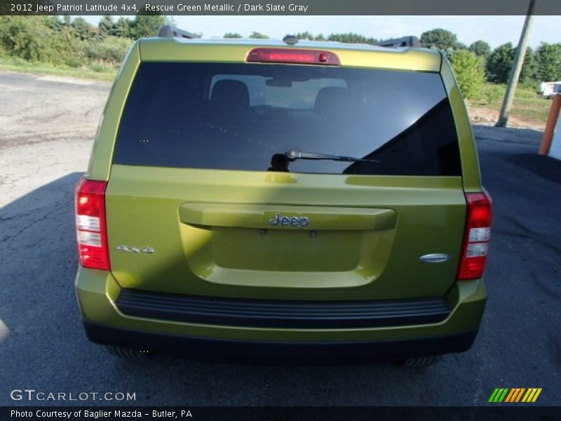 Rescue Green Metallic / Dark Slate Gray 2012 Jeep Patriot Latitude 4x4