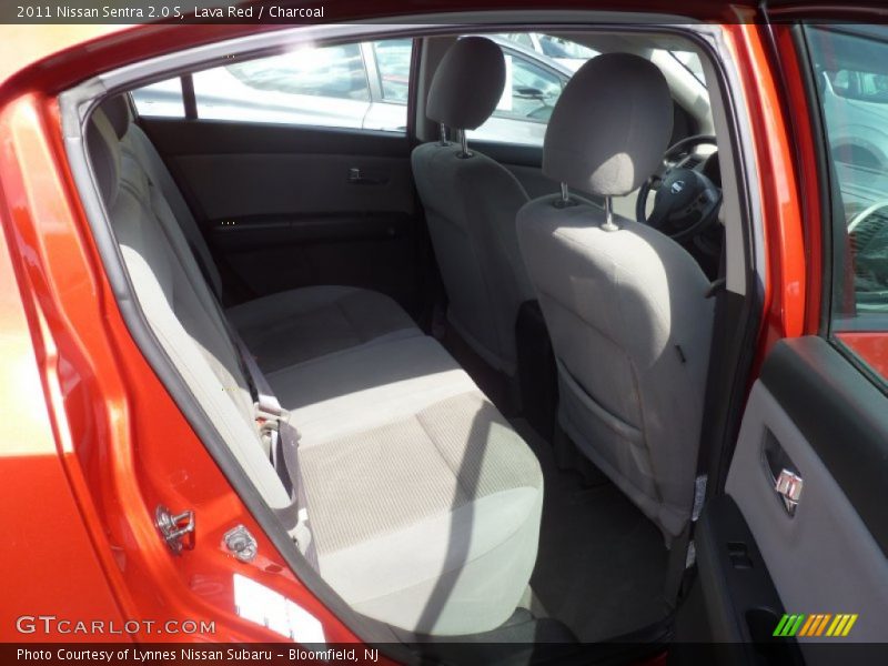 Lava Red / Charcoal 2011 Nissan Sentra 2.0 S