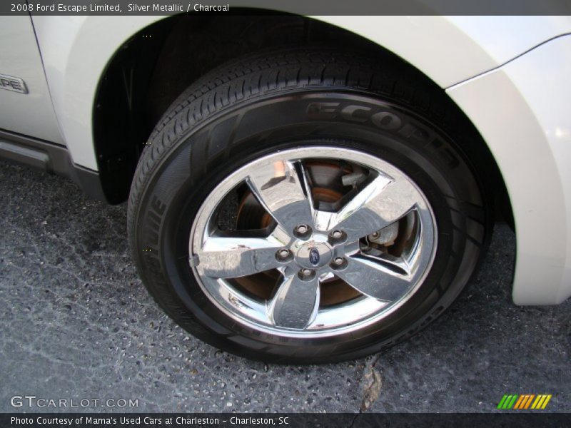 Silver Metallic / Charcoal 2008 Ford Escape Limited