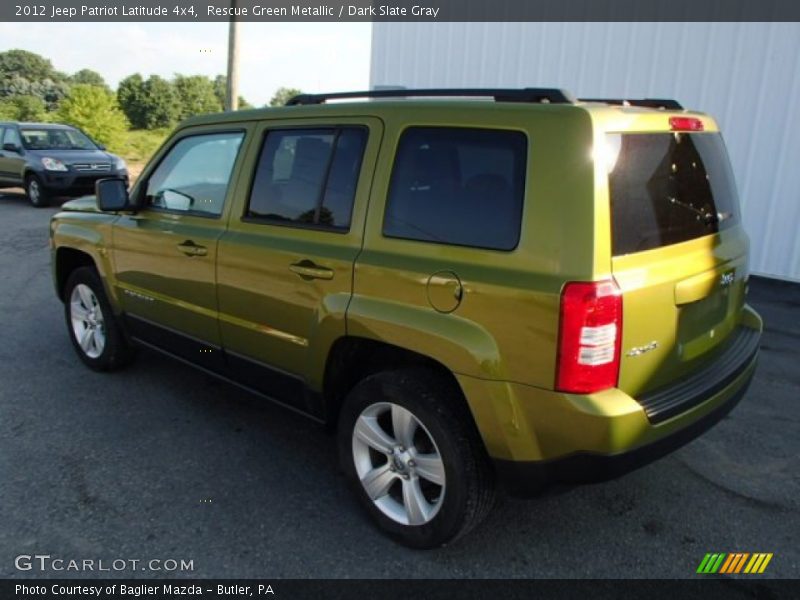 Rescue Green Metallic / Dark Slate Gray 2012 Jeep Patriot Latitude 4x4