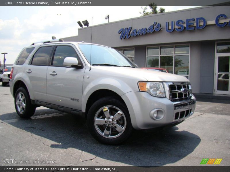 Silver Metallic / Charcoal 2008 Ford Escape Limited