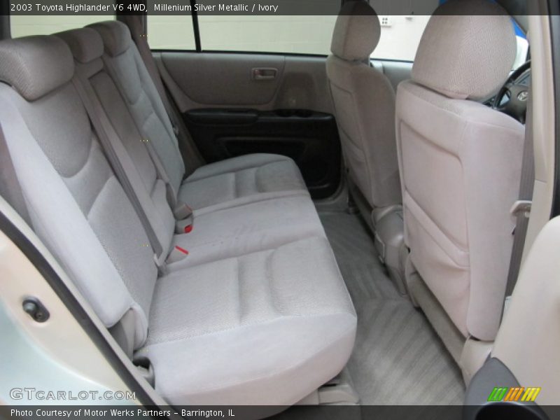 Millenium Silver Metallic / Ivory 2003 Toyota Highlander V6 4WD