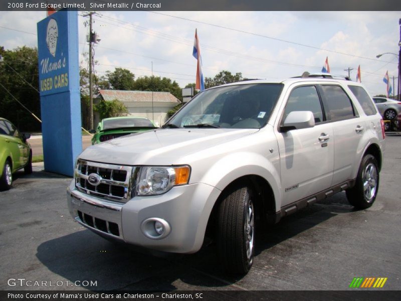 Silver Metallic / Charcoal 2008 Ford Escape Limited
