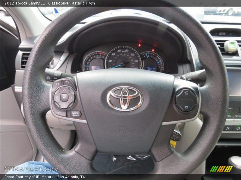 Classic Silver Metallic / Ash 2012 Toyota Camry LE