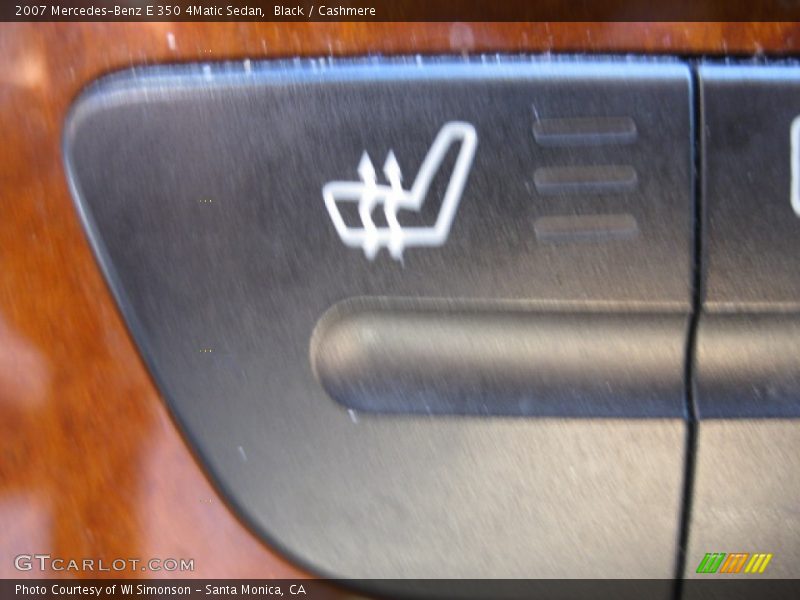 Black / Cashmere 2007 Mercedes-Benz E 350 4Matic Sedan