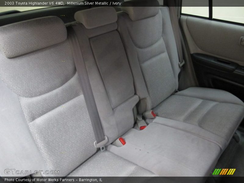 Millenium Silver Metallic / Ivory 2003 Toyota Highlander V6 4WD