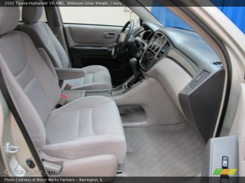Millenium Silver Metallic / Ivory 2003 Toyota Highlander V6 4WD