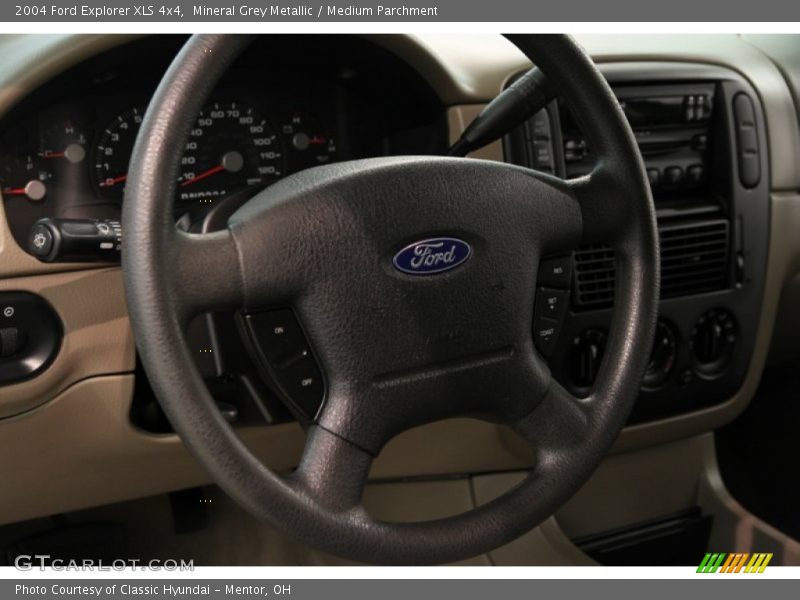 Mineral Grey Metallic / Medium Parchment 2004 Ford Explorer XLS 4x4