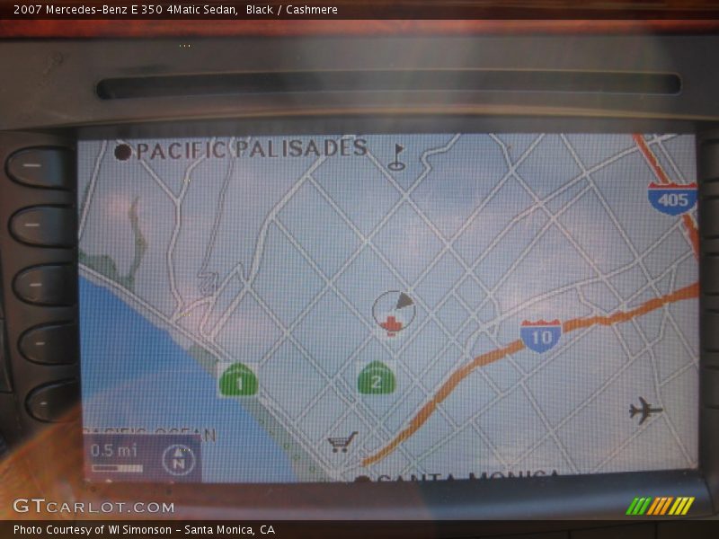 Black / Cashmere 2007 Mercedes-Benz E 350 4Matic Sedan